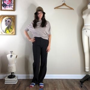 Gucci Pressed Seam Lined Trousers Slacks